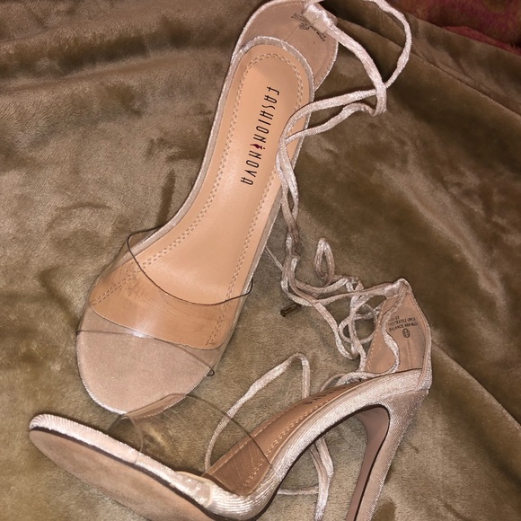 gigi clear toe heel